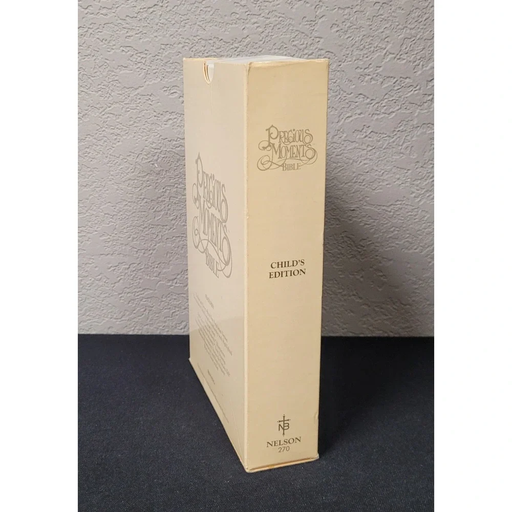 VTG 1985 Precious Moments Bible Hardcover NKJV with Original Box Clean Unmarked